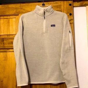 Patagonia fleece pullover. L. Beige.